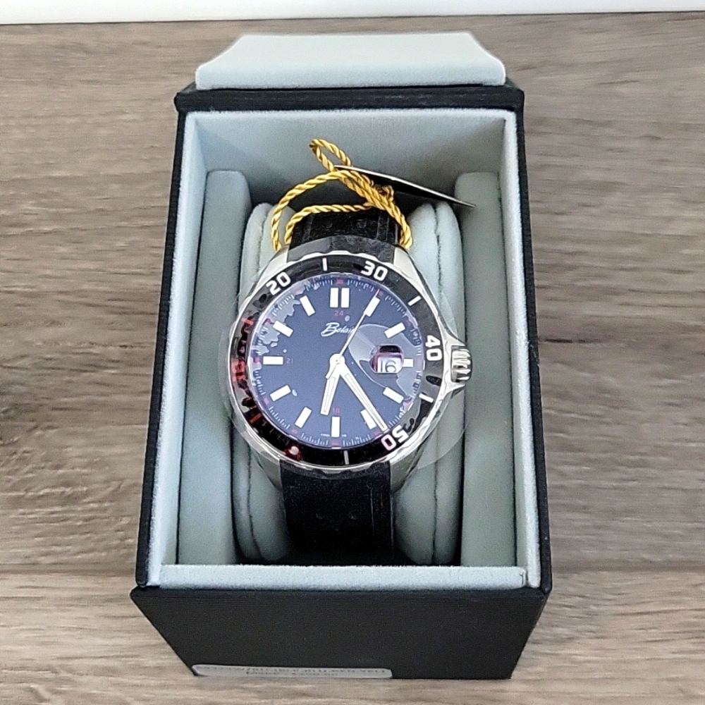 Belair Time Swiss Quartz Wrist Watch #S9324W/RU NIB